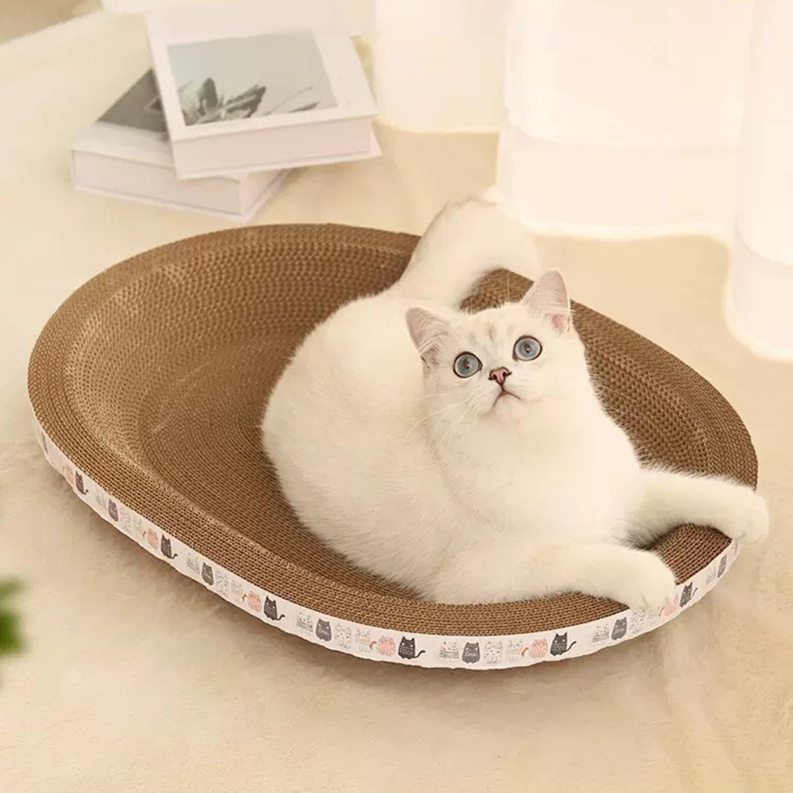 Cat Scratcher Cardboard Scratching Board Training Toy Corrugated Scratch Pad for Indoor Cats