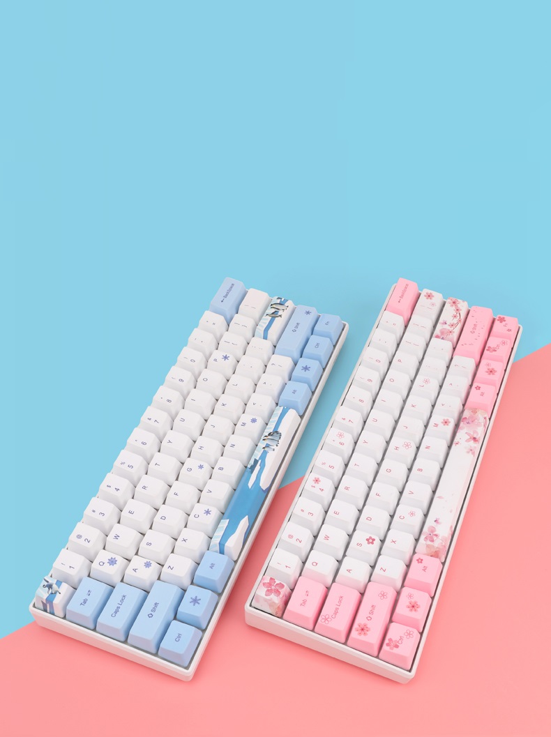 Bàn phím cơ không dây RK61 - Phiên bản giới hạn- Keycap PBT, công nghệ in Dye-sub, nhiều màu sắc, hoạ tiết. Chính hãng Royal Kludge