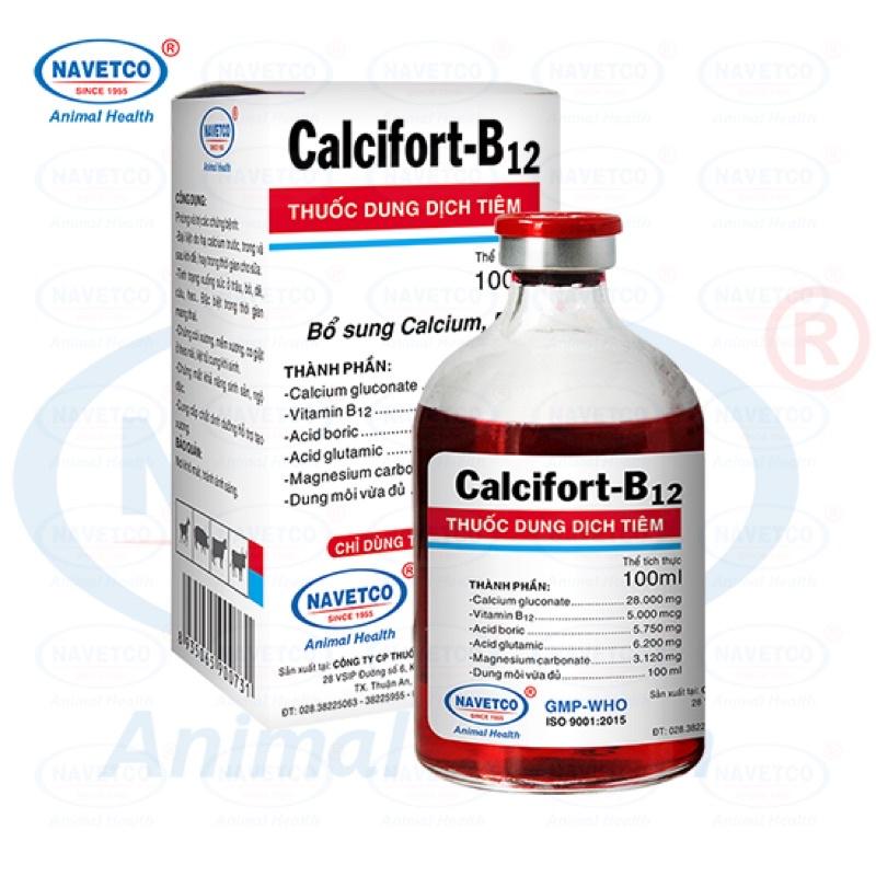 [ THÚ Y ] Calcifort-B12 Bổ Sung Calcium Do Cung Cấp Chất Dinh Dưỡng Cho Chó Mèo lợn gà