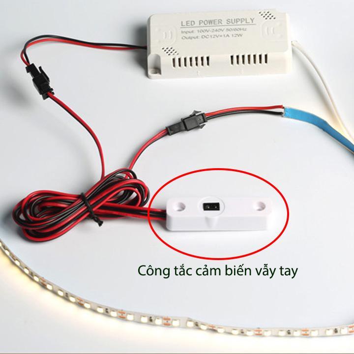 Công tắc cảm biến vẫy tay thông minh 12V-36W, dùng điều kiển đèn led dây có dimmer-điều chỉnh độ sáng