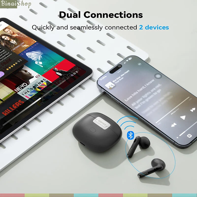 Edifier QS30 - Loa Máy Tính, Kết Nối Bluetooth V5.4 Và USB-A, Micro Tích Hợp, Công Suất 2,5W+2,5W, Hiệu Ứng Ánh Sáng - Hàng chính hãng