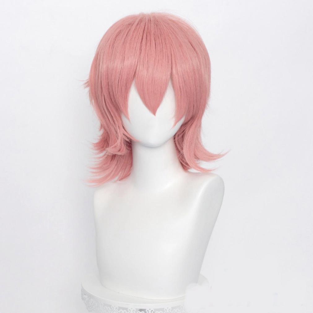 Nhều mẫu - Wig/tóc giả cosplay cơ bản nam xù mullet nam màu xanh, đỏ, tím, vàng, tím, hồng, cam