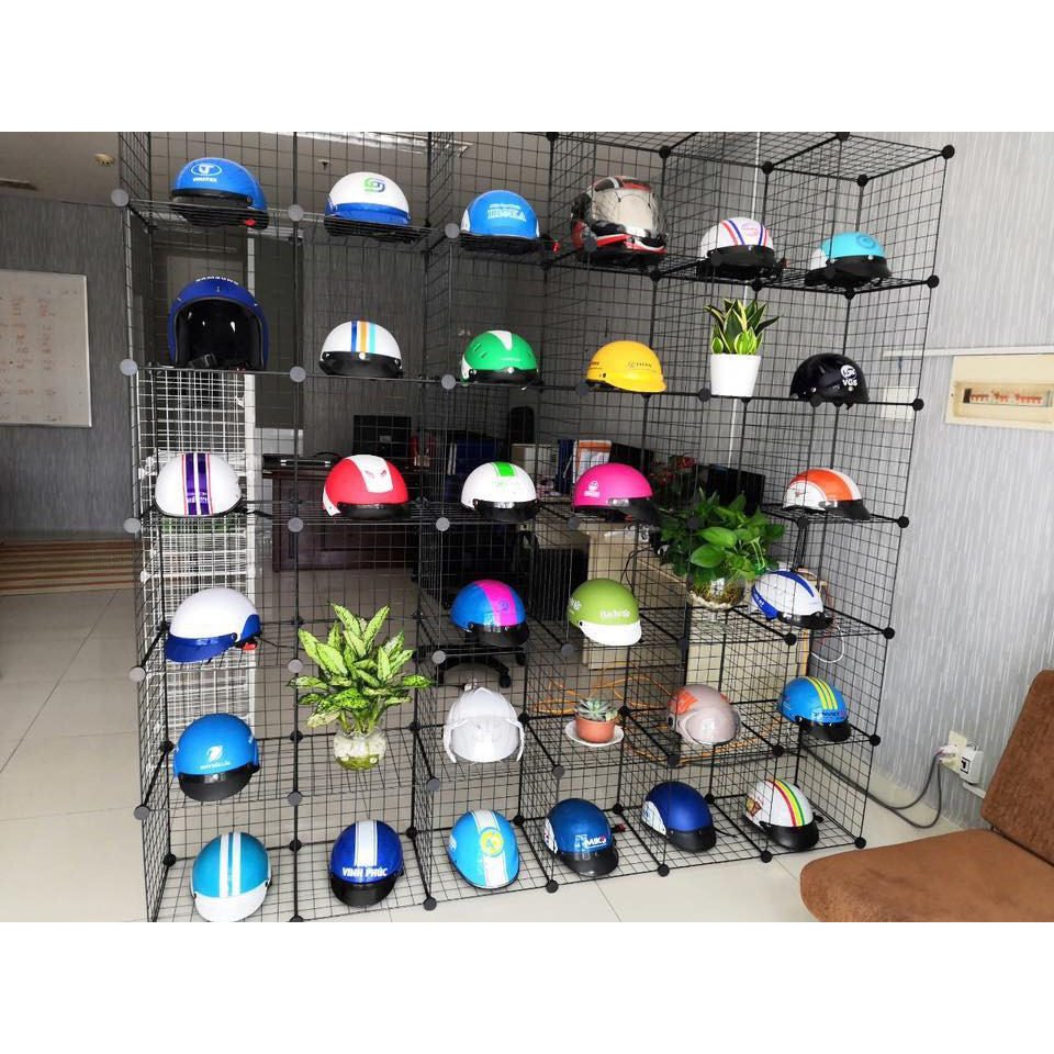 Kệ Lưới Sắt Lắp Ghép 30 ô