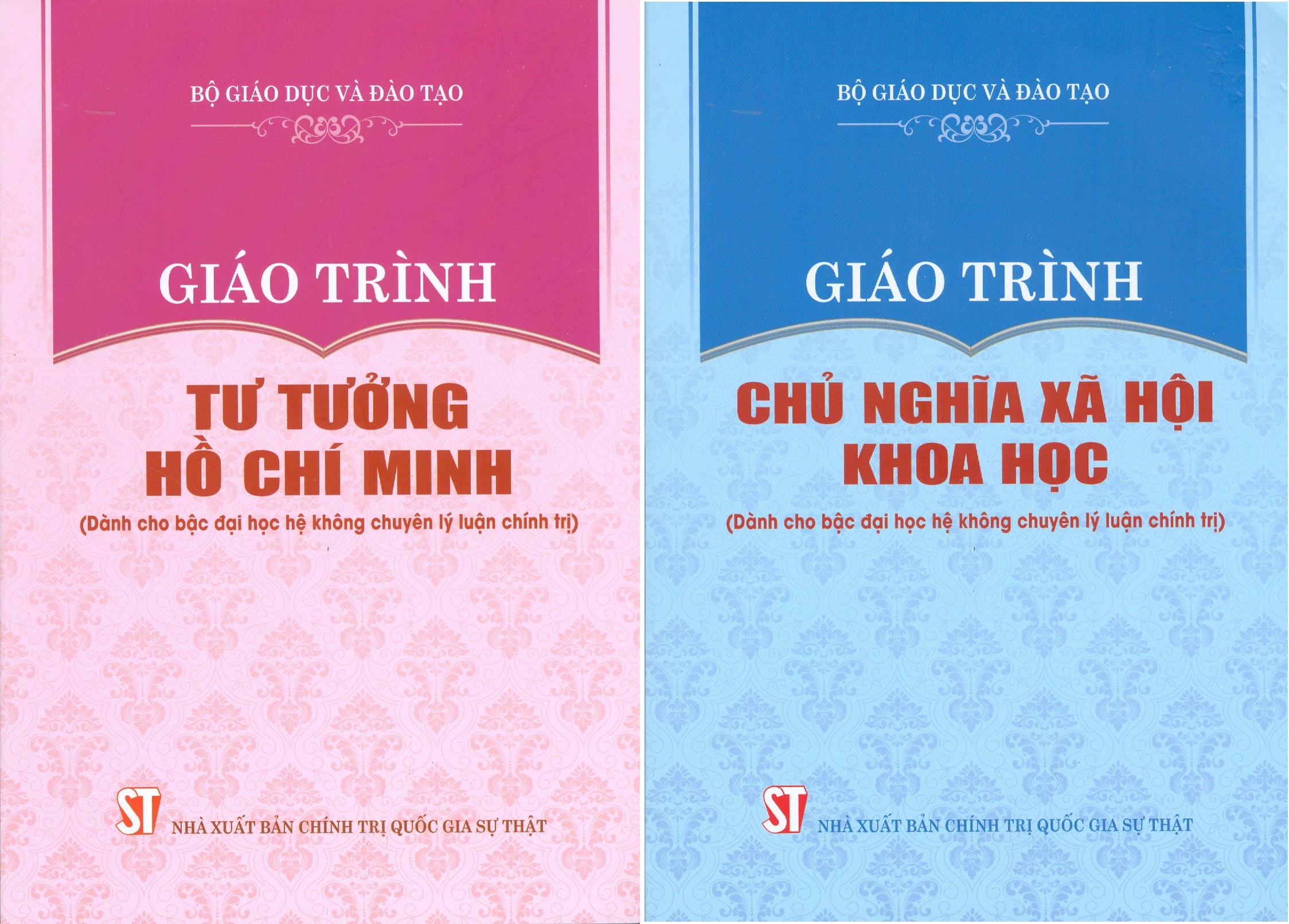 Combo Giáo Trình Tư Tưởng Hồ Chí Minh + Giáo Trình Chủ Nghĩa Xã Hội Khoa Học (Dành Cho Bậc Đại Học Hệ Không Chuyên Lý Luận Chính Trị) - Bộ mới năm 2021