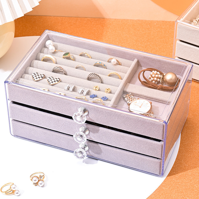 Kệ đựng trang sức phụ kiện 3 tầng