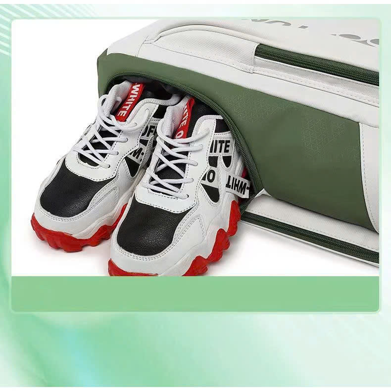 Balo thể thao chống nước Tennis Badminton Pickleball Yonnex, Túi Đựng Vợt giày Sport Bag 47*19*31CM balo du lịch đi học đi chơi