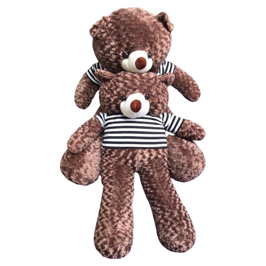 Gấu Bông Teddy 1m5 bông mềm mại, vỏ xoắn ốc siêu mịn cho da, sản phẩm cao cấp chất lượng cao, siêu sale