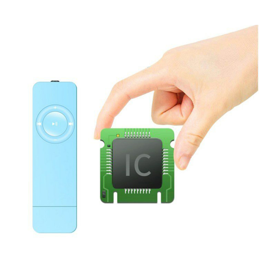 Máy nghe nhạc mp3 usb di động bỏ túi tặng tai nghe và dây đeo