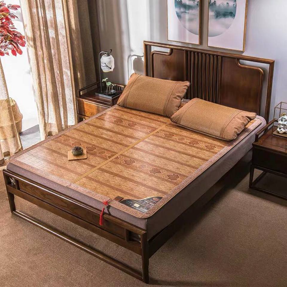 Chiếu Trúc Cật Tăm Rồng Mát Lạnh - Hoạ Tiết Đẹp 1m6x2m