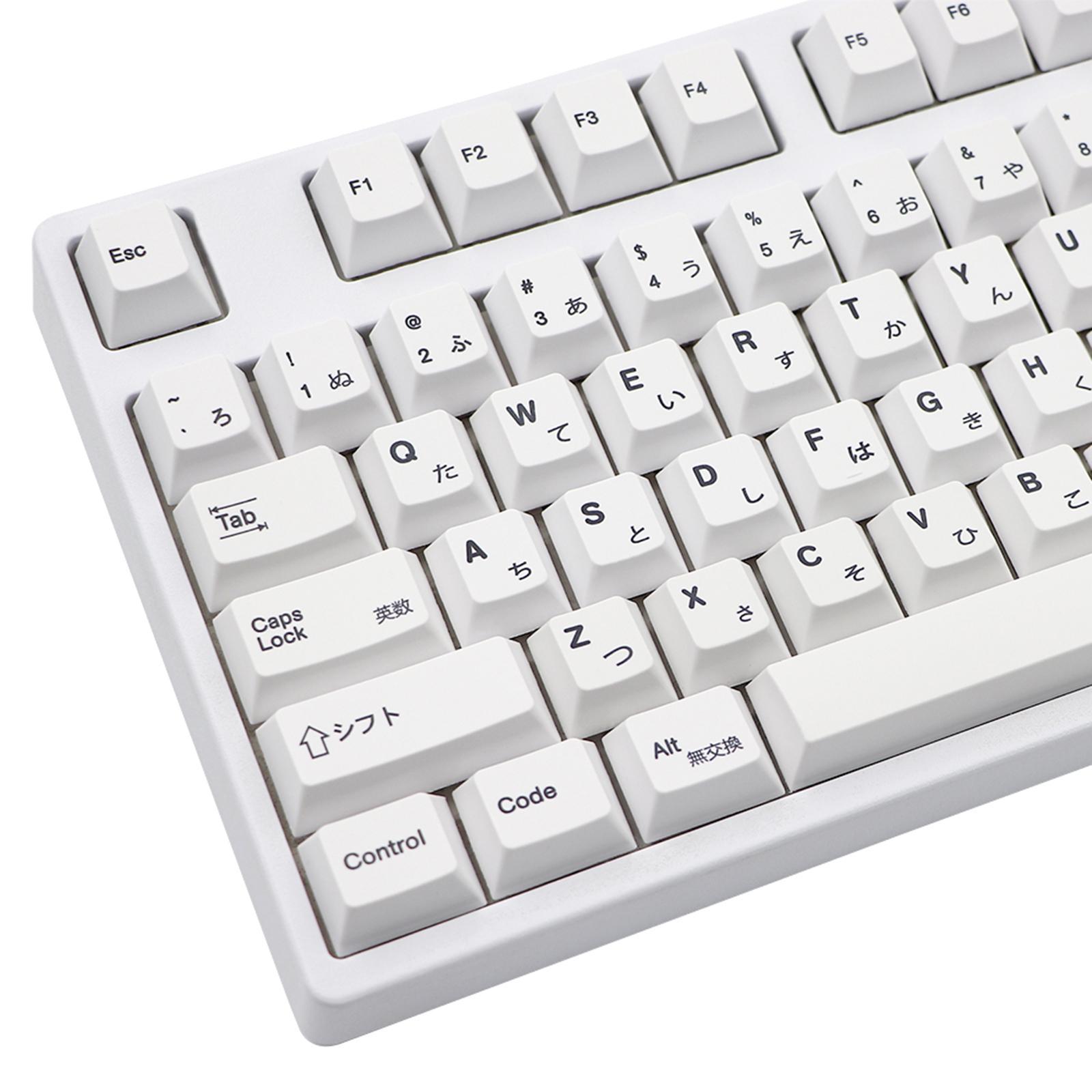 135-Key Minimalist Theme Keycaps DIY Parts for Cherry 108 keys Only Keycaps