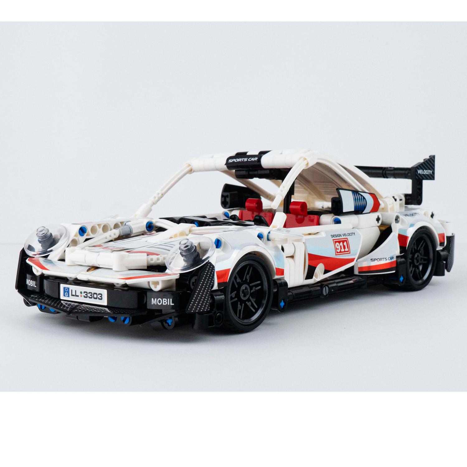 Đồ Chơi Lắp Ráp Xe Thể Thao Chạy Đà Siêu Tốc - Super Speed Pullback Sports Car - Toys&amp;Joys 3303 (540 Mảnh Ghép)