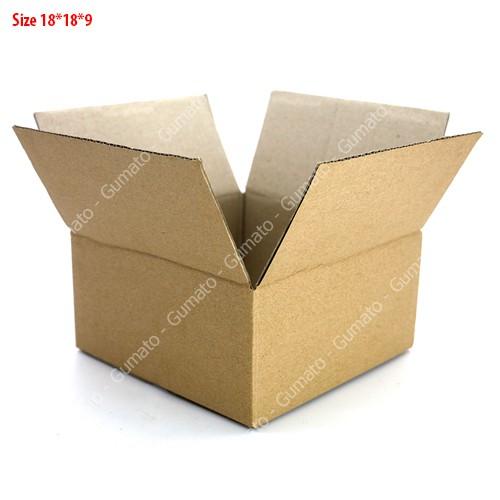 Hộp giấy P41 size 18x18x9 cm, thùng carton gói hàng Everest