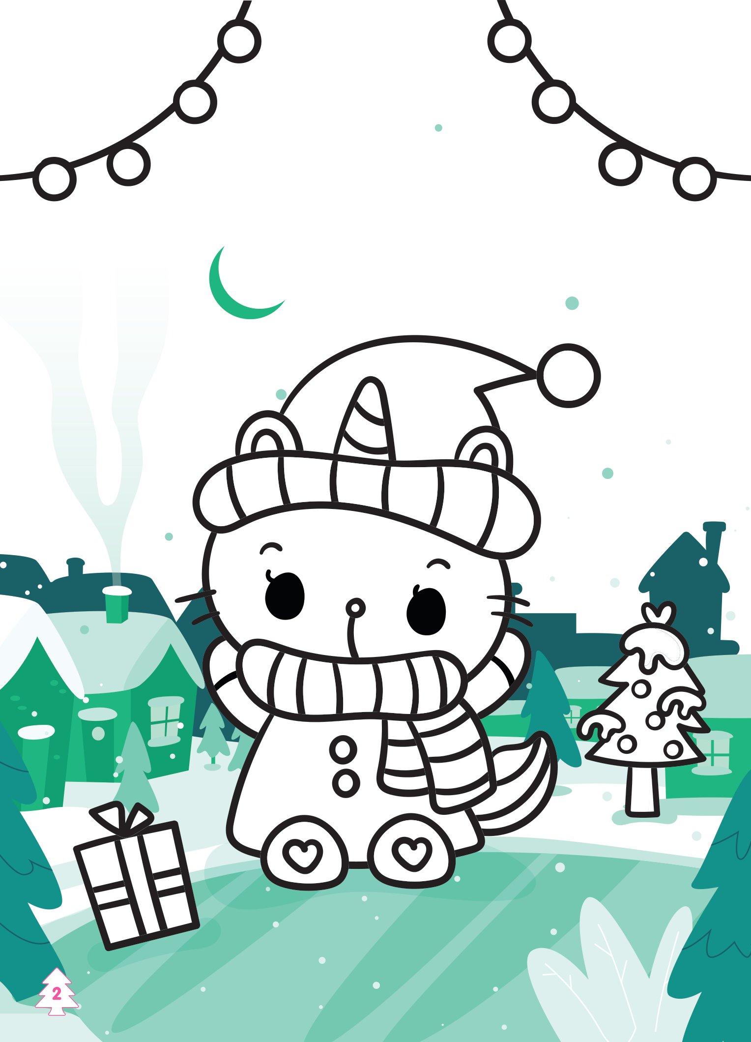 Tô Màu Diệu Kỳ - Lễ Hội Noel (Dành Cho Bé Gái Năng Động)