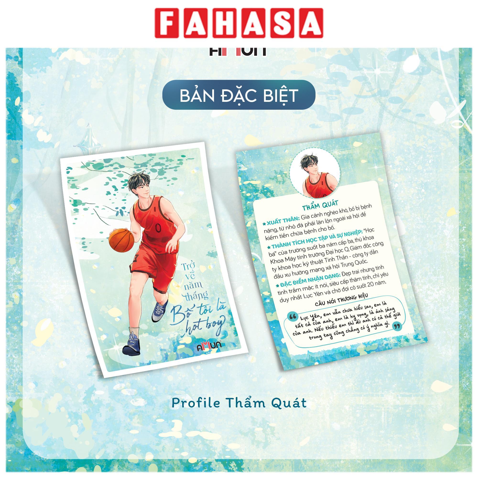 Sách - Bộ Sách Trở Về Năm Tháng Bố Tôi Là Hot Boy - Tập 1 + Tập 2 (Bộ 2 Tập) (Tái Bản 2026) - Bản Đặc Biệt - Tặng Kèm 2 Bookmark + 1 Postcard + 2 Postcard Profile Thẩm Quát Và Lục Yên + 1 Standee Mica