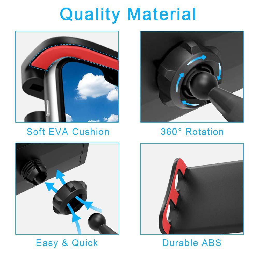 Car Ipad and Phone Holder Extendable Car Back Seat Tablet Phone Holder Car Mobile Phone car back seat mount stand Adjustable Headrest Backseat Holder Clip Car Seat Car Back Seat Holder