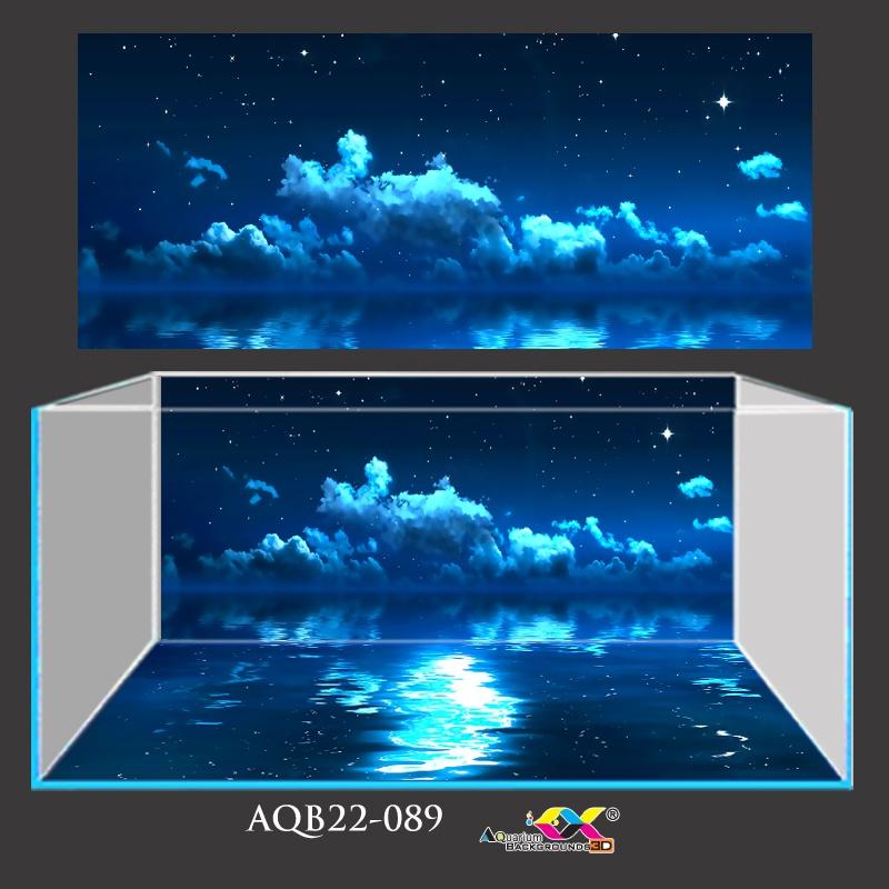 Tranh Dán Bể Cá - Trăng Đổ Bóng - AQB22-089