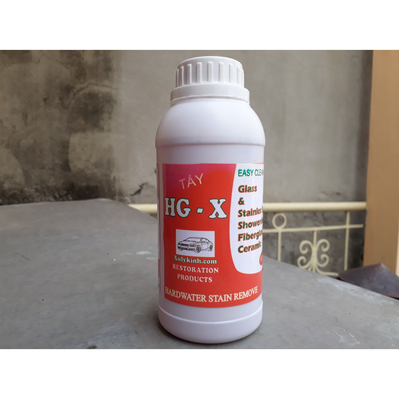 DUNG DỊCH SIÊU TẨY Ố KÍNH XE HG-X 500ml