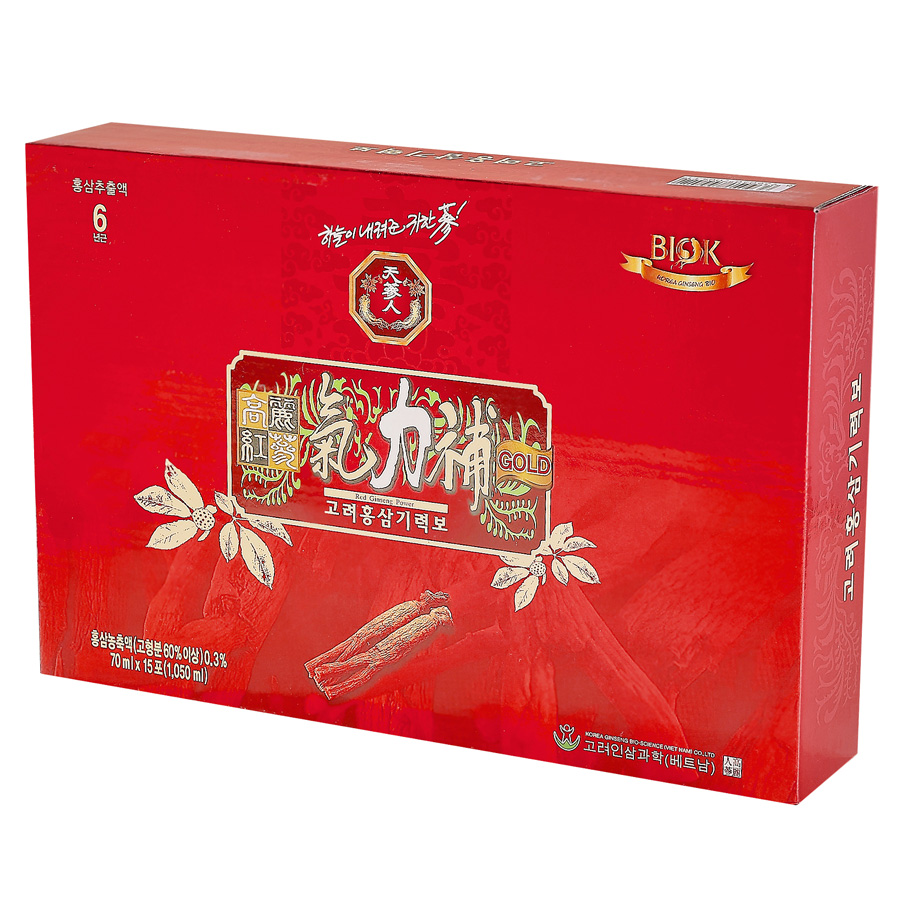 Nước Uống Hồng Sâm Tăng Cường Thể Lực, Bồi bổ sức khỏe Red Ginseng Power Chống Lão Hóa, Thải Độc Gan