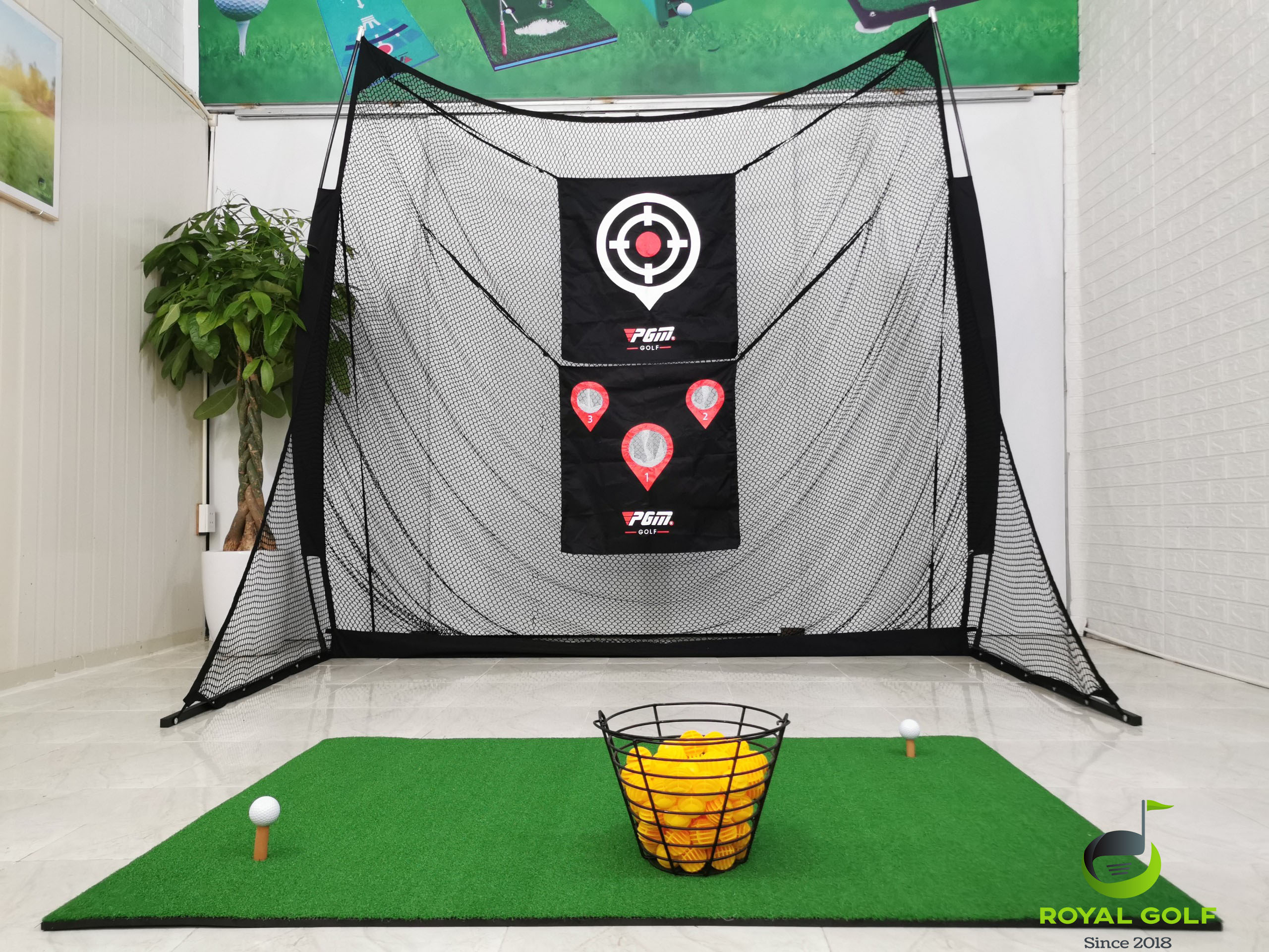 Lồng Tập Golf Swing Khung Lưới Tập Golf Cao Cấp chữ U chính hãng