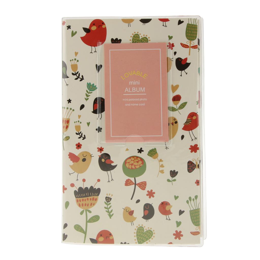 2x Photo Album Namecard Storage Case Mini Film Book 84 Photos for