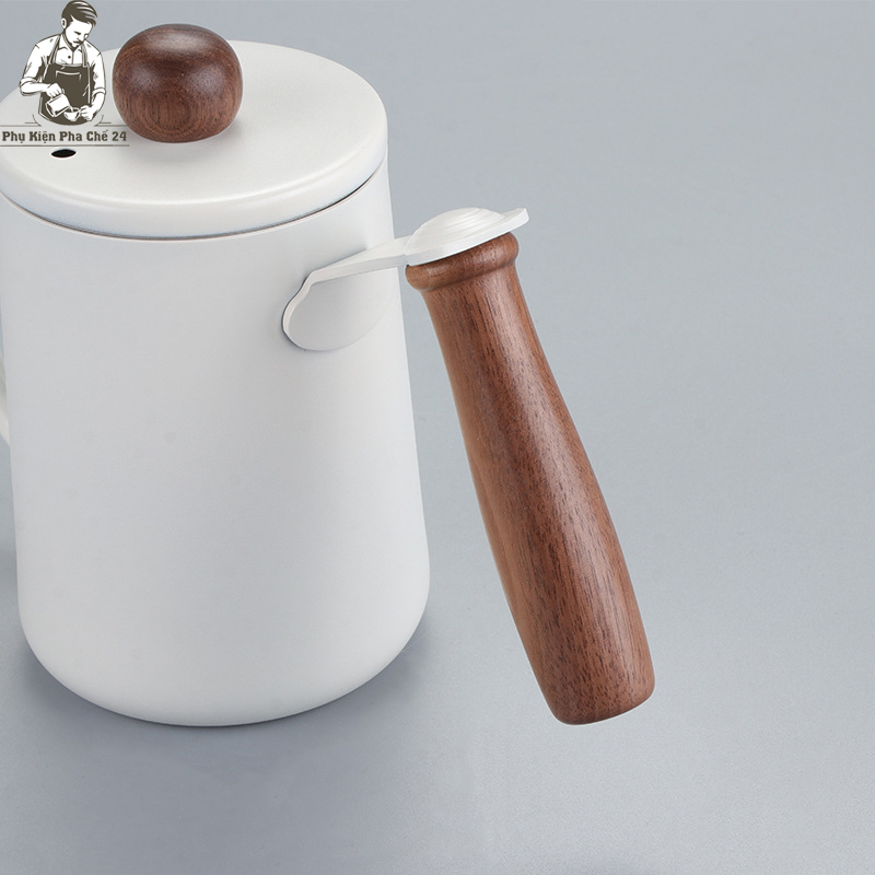 Ấm Cổ Ngỗng - Coffee Drip Kettle 600ml Có Nhiệt Kế