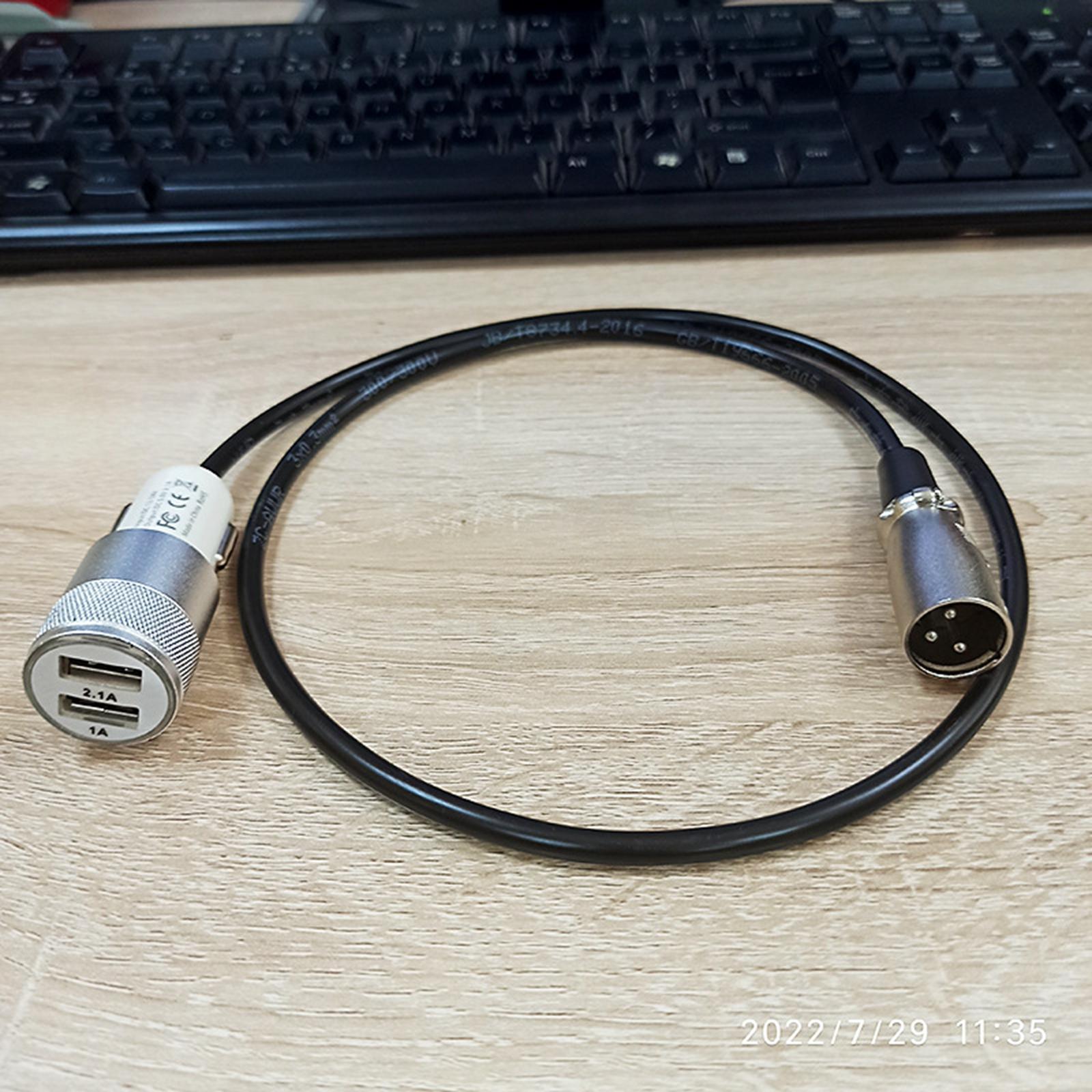 USB Car Charger Spare Double USB with Two USB Ports Accessories Portable