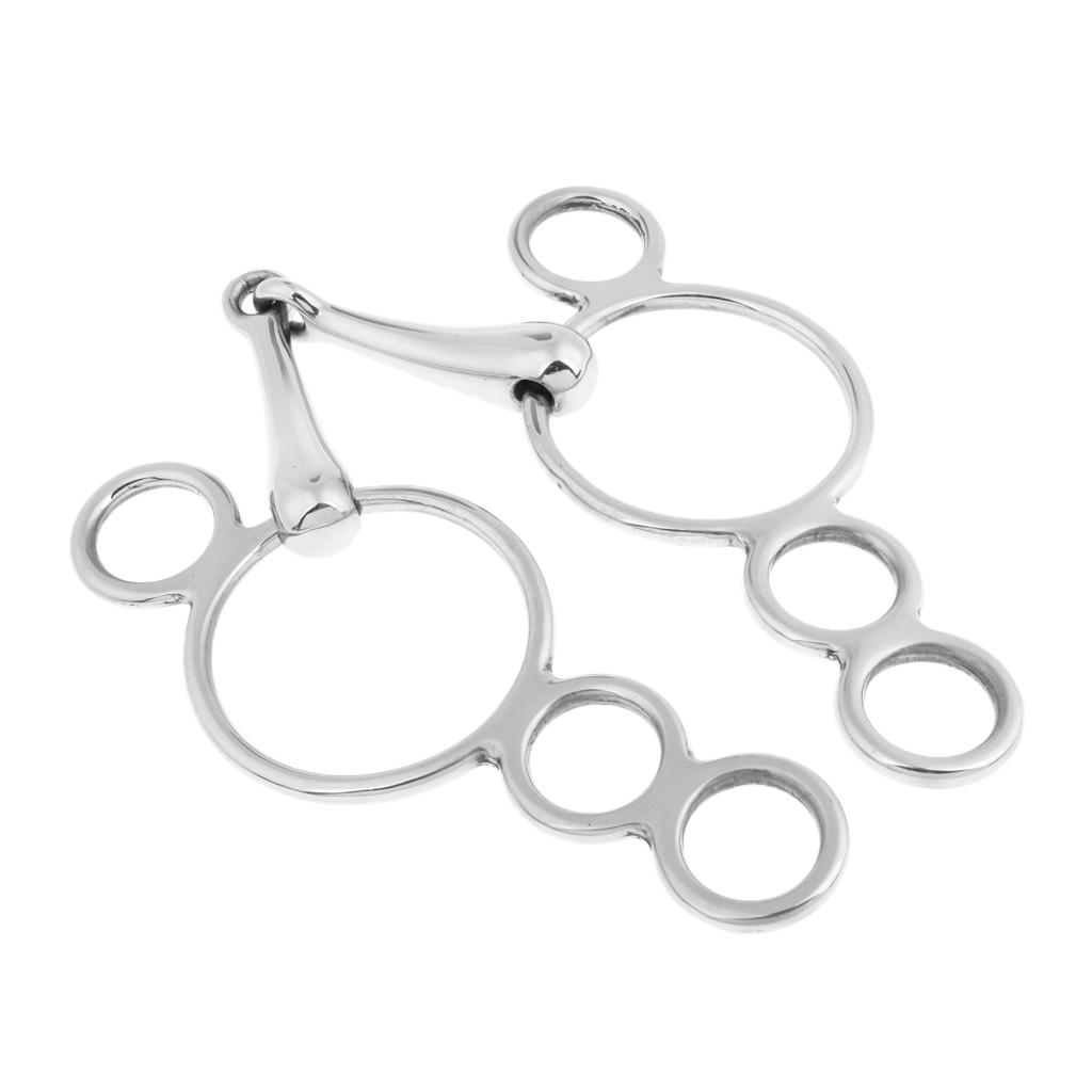 English Horse Riding Equestrian Gag Bit 135mm Horse Tack