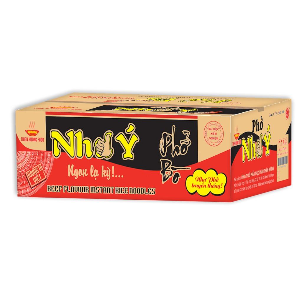 Thùng 30 gói Phở Như Ý Bò 65g/gói