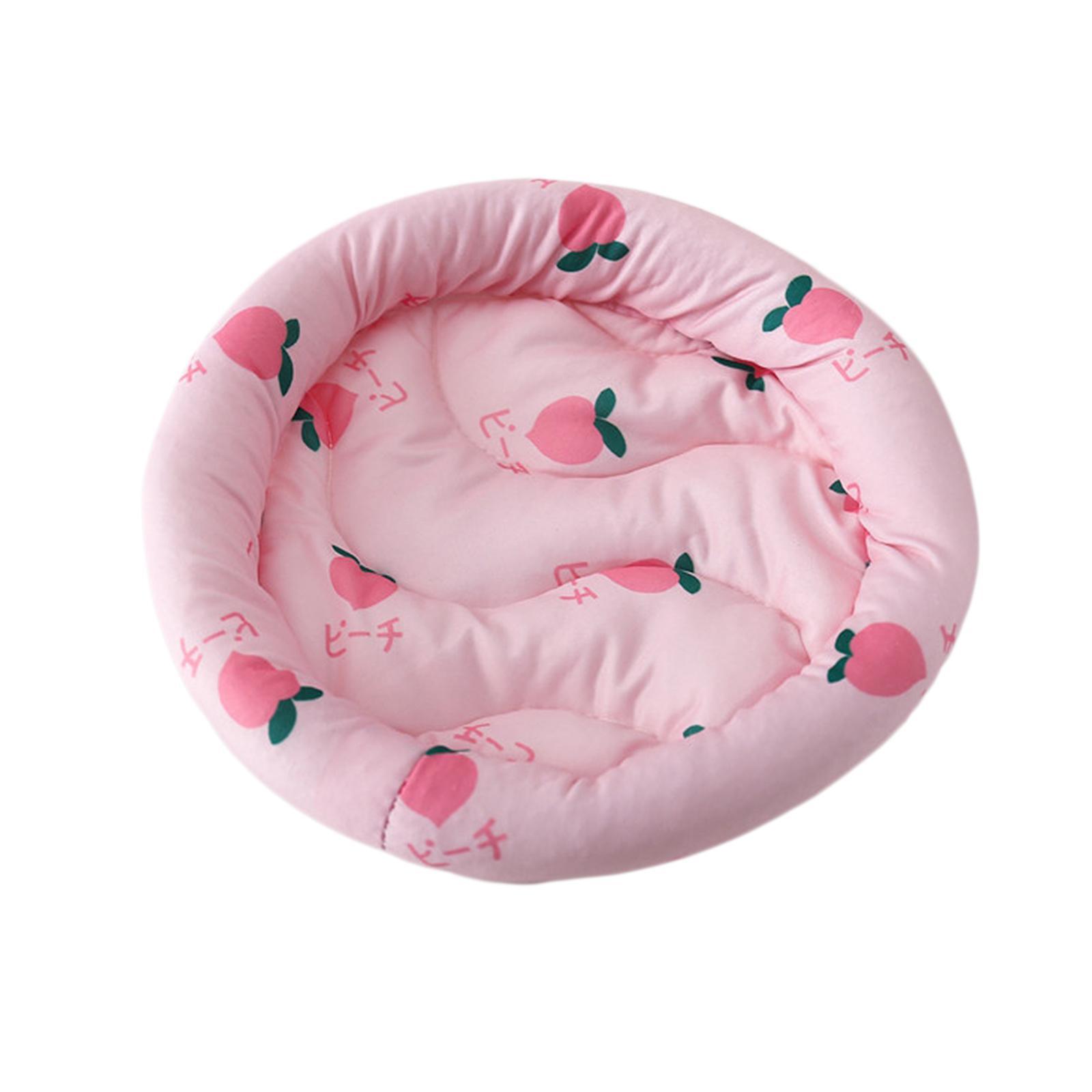Small Pet Sleeping Pad Hamster Bed Pad Cushion Pad Small Pet Bed Mattres Round Rabbit Mat Guinea Pig Mat for Squirrel Ferret Hedgehog Chinchilla