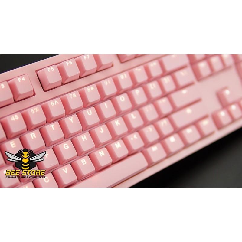 Bàn phím cơ 3108S Pink Led White | Cherry Switch | Keycap PBT |