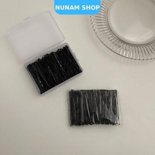 Set 50 cây kẹp tăm màu đen bóng loại đẹp đơn giản dễ sử dụng Nunam Shop