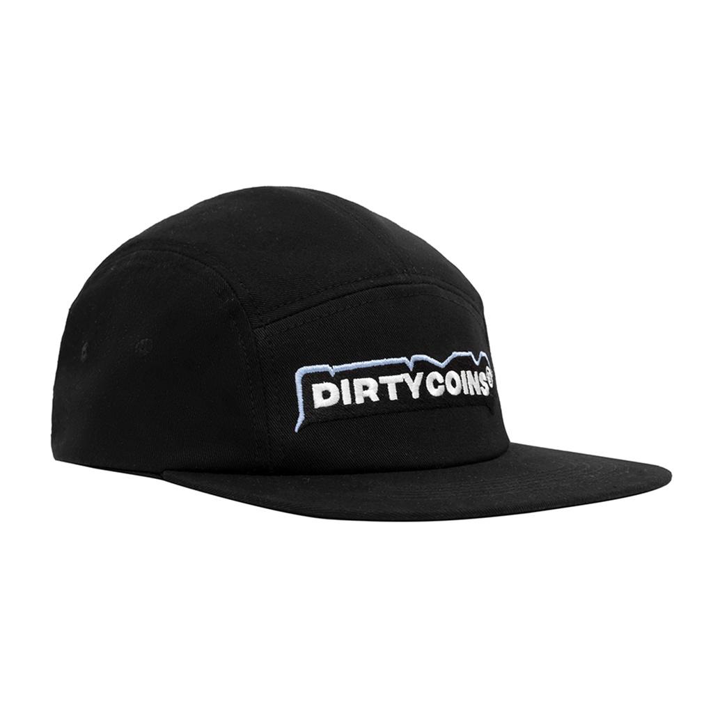 DirtyCoins Nón 5 Panels Cap - Black
