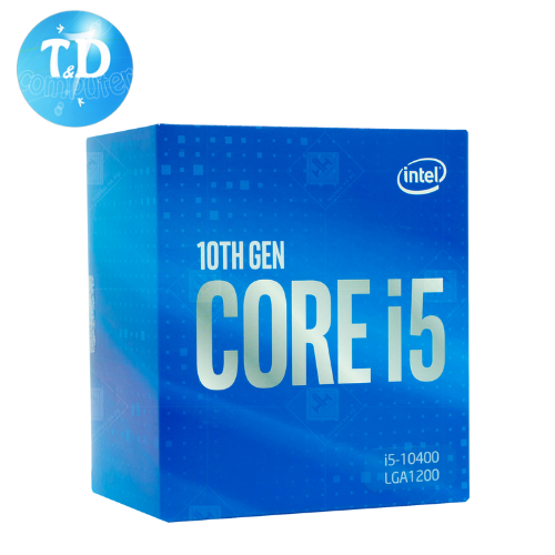 CPU Intel Core i5-10400 (2.9GHz turbo up to 4.3GHz, 6 nhân 12 luồng, 12MB Cache, 65W) - Socket Intel LGA 1200 - Hàng chính hãng Viễn Sơn phân phối