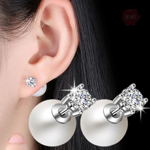 Bông tai ngọc nhân tạo đá nhân tạo BHBT120
