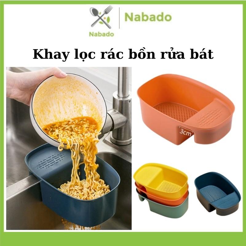 Khay Lọc Rác Bồn Rửa Bát Kèm Để Đồ Đa Năng Khay Nhựa Lọc Rác