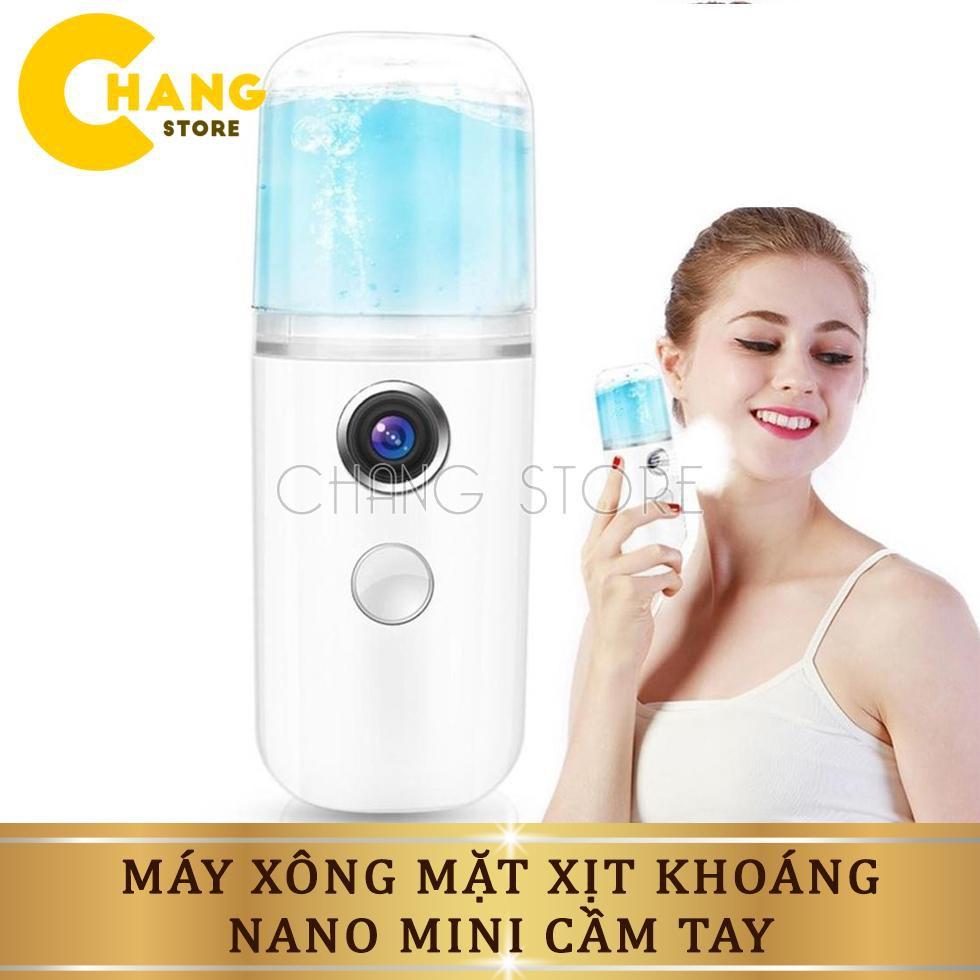 Máy Xông Mặt Xịt Khoáng Nano Mini Cầm Tay Giữ Ẩm Da, Chống Lão Hóa