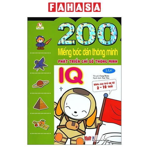 Sách - Sách 200 Miếng Bóc Dán Thông Minh (Trọn bộ)