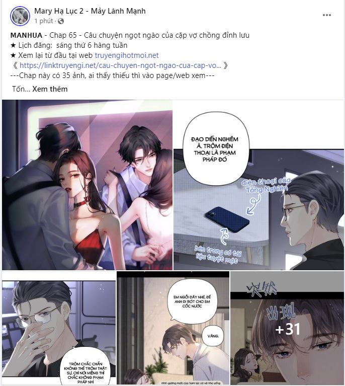 câu chuyện ngọt ngào của cặp vợ chồng đỉnh lưu chapter 65.1 1