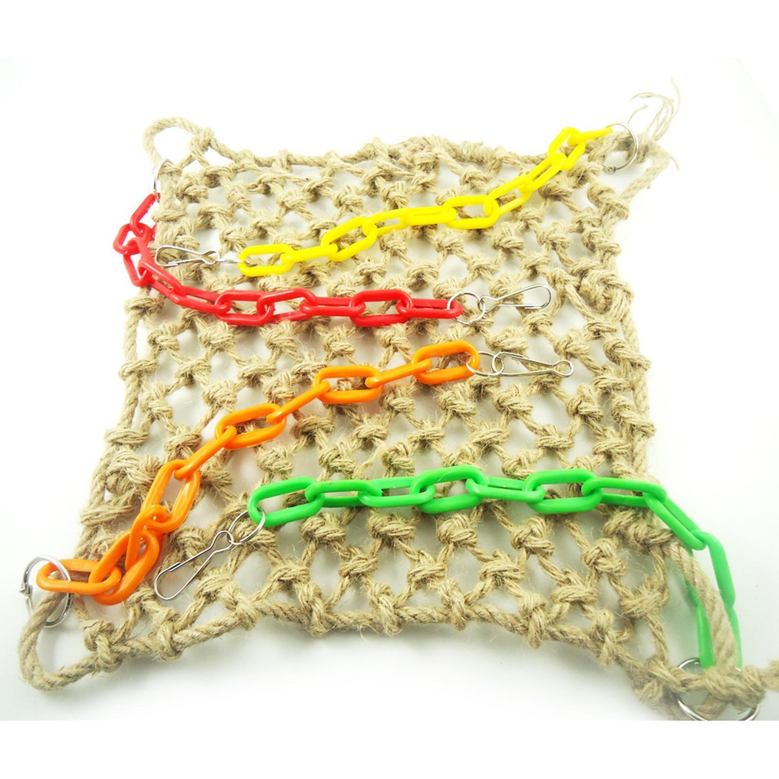 Pet Bird Swing Parrot Parakeet Budgie Cockatiel Cage Hammock Toys Hanging