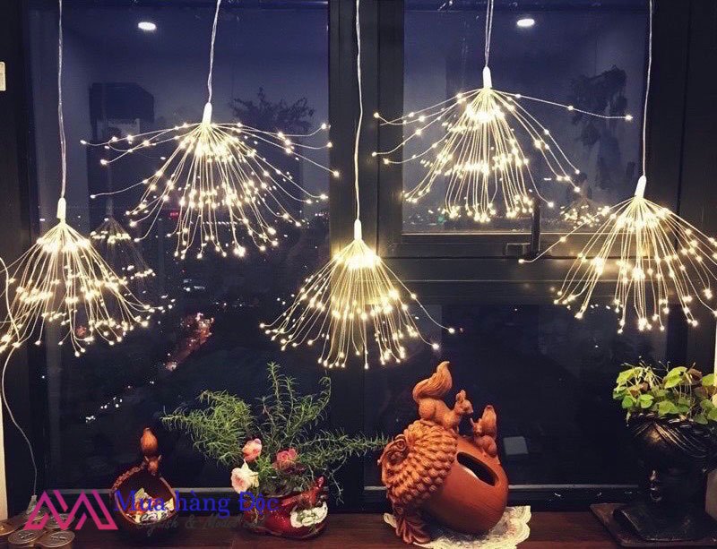Bộ đèn rèm trang trí bồ công anh cắm điện 3.5 mét LOẠI 1