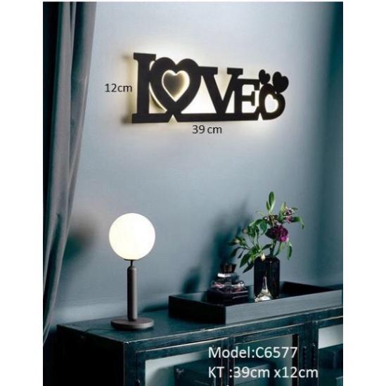 Đèn gắn tường trang trí hình chữ LOVE -C6577 DT HQ