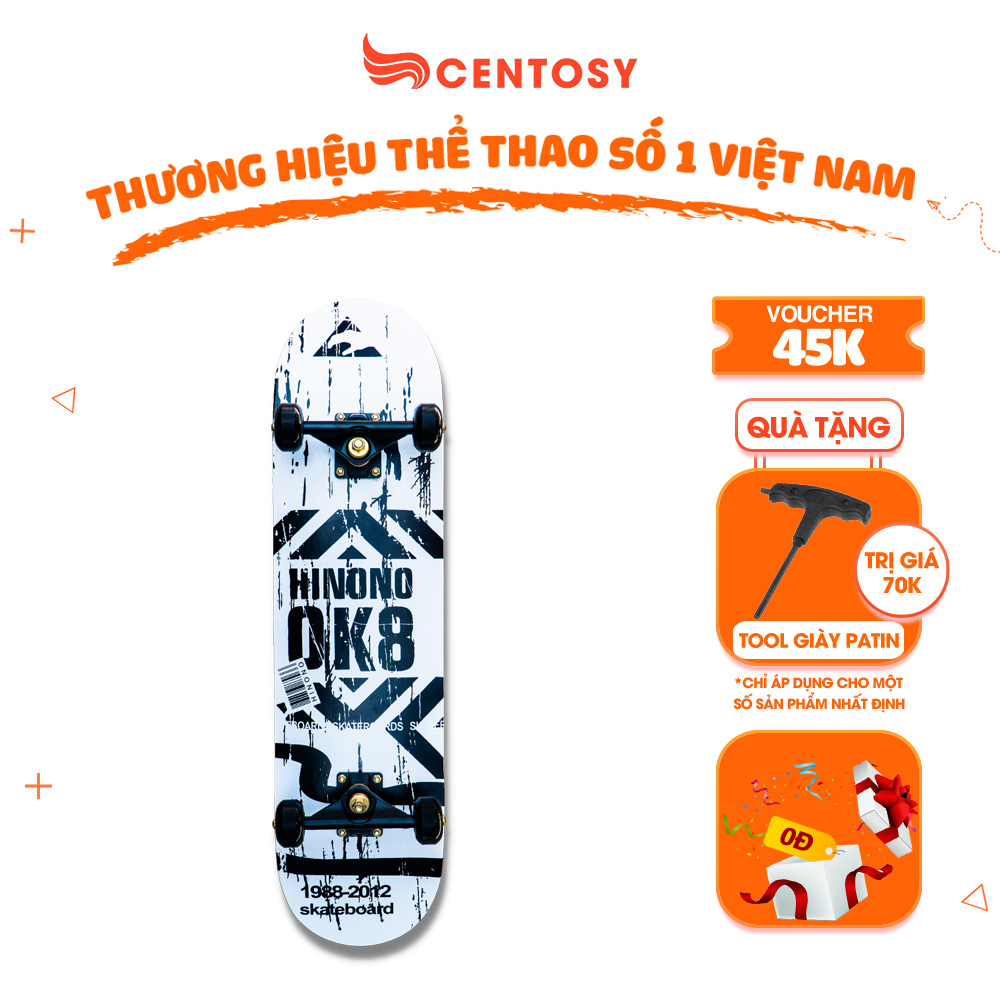 Ván Trượt Người Lớn Centosy 3108 GD - In Hình Phong Cách, Mặt Nhám Chống Trơn