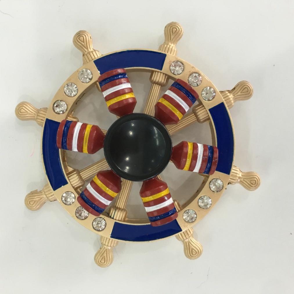 SPINNER Con quay HÌNH SIÊU NHÂN thép 2 tầng 2 chế độ quay kép KIM LOẠI thép cực chắc chắn