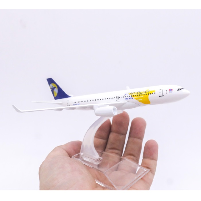 Mô hình máy bay tĩnh B737 Mongolian 16cm