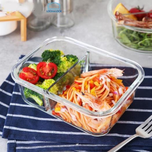 Hộp thuỷ tinh chia ngăn 2 ngăn cao cấp TT0090
