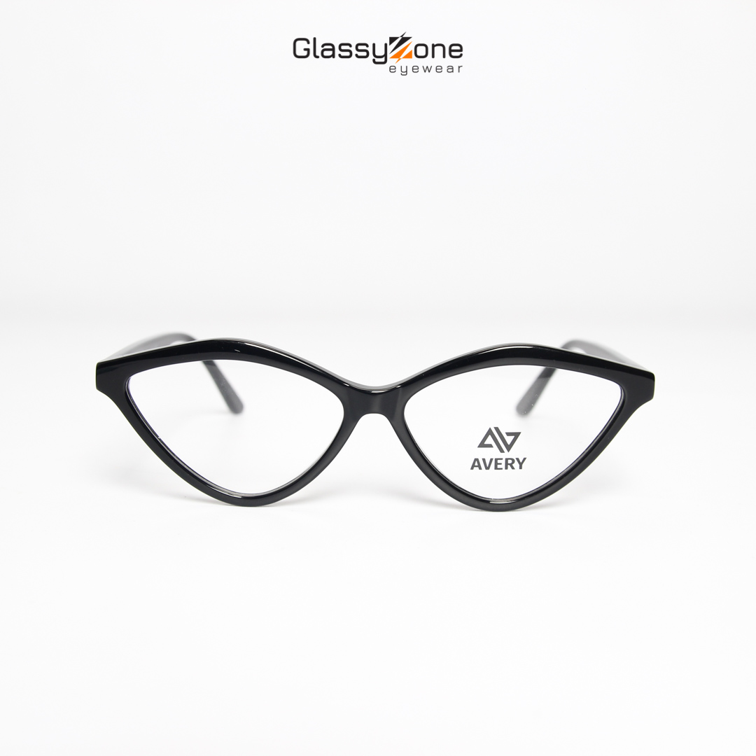 Gọng kính cận, Mắt kính giả cận Acetate Form mắt mèo Nữ Avery 30021 - GlassyZone