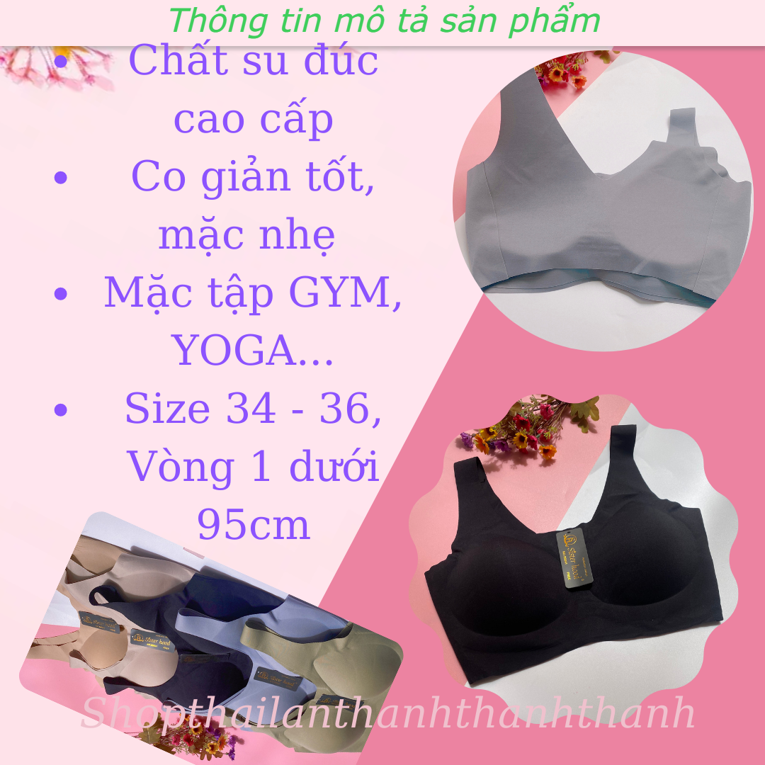 Áo ngực su đúc Bra cao cấp tập GYM, YOGA Sisterhood Thái Lan SS041 , co giản thoải mái