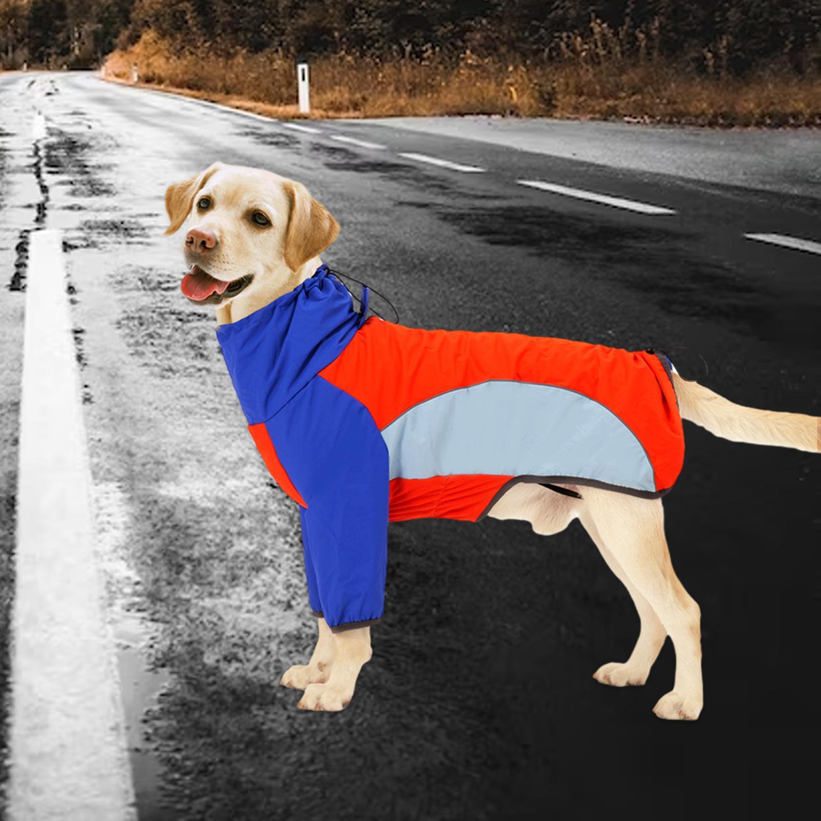 Dog Winter Coat Snowsuit Clothes for Medium Large Dogs Windproof Apparel Reflective for Outdoor Parties Travel Walking Picnic