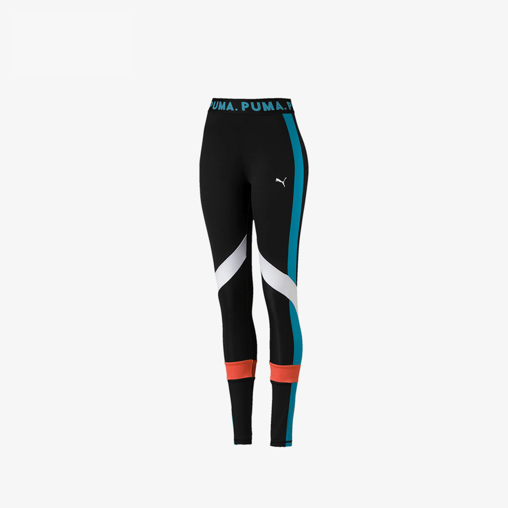 PUMA - Quần legging nữ Chase Black Caribean 578022-51