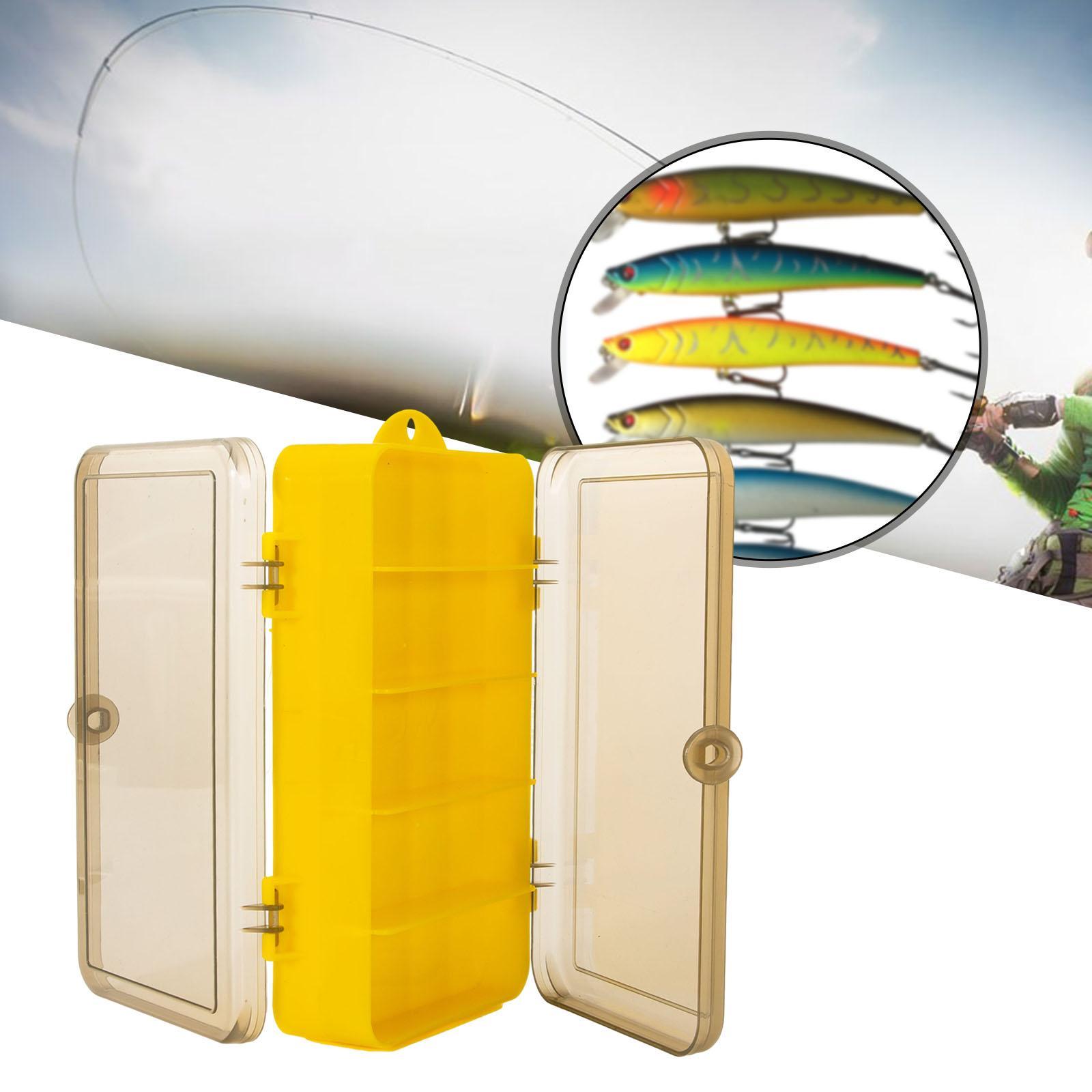 Fishing Tackle Box Double Sided Trays Container Equipment Accessories Tool